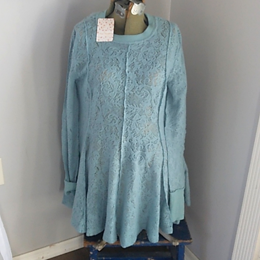 NEW ANTHROPOLOGY FREE PEOPLE FIT FLARE SWEATER DRESS SP